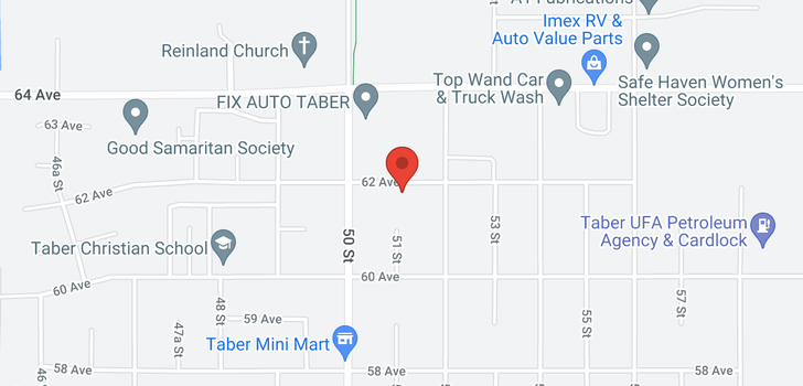 map of 5104 62 Avenue